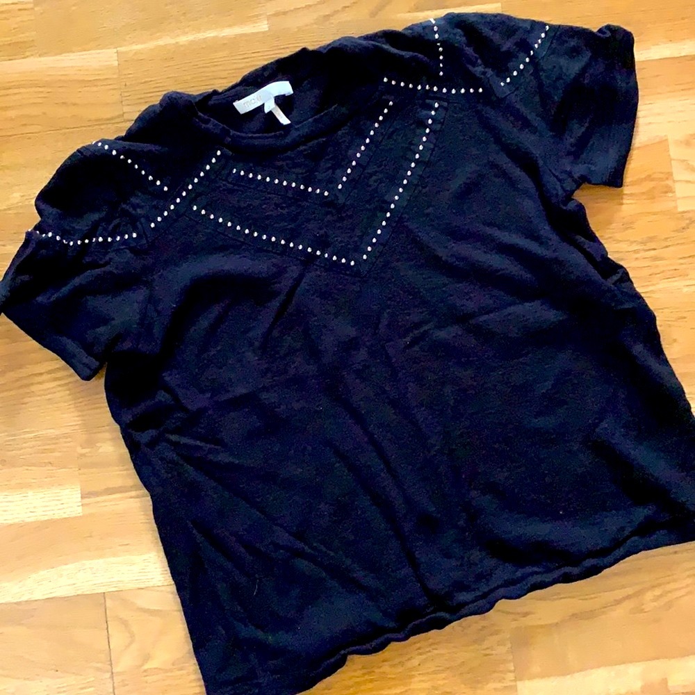 Maje Short Sleeves Pull On T Shirt